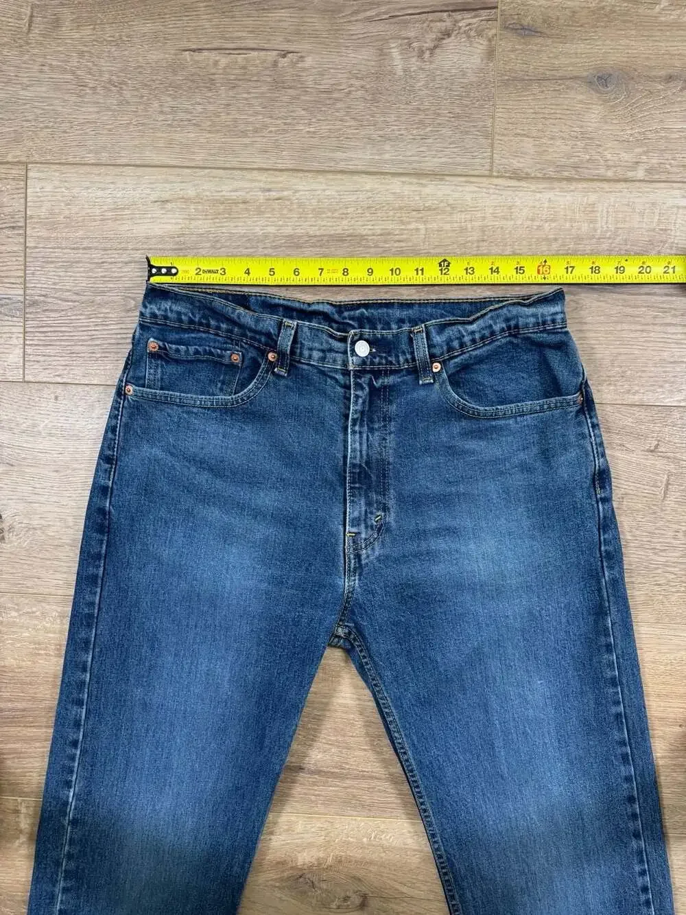 Vintage Levi’s 505 Jeans Mens W36 L32 Blue Straight Leg Made USA 90s